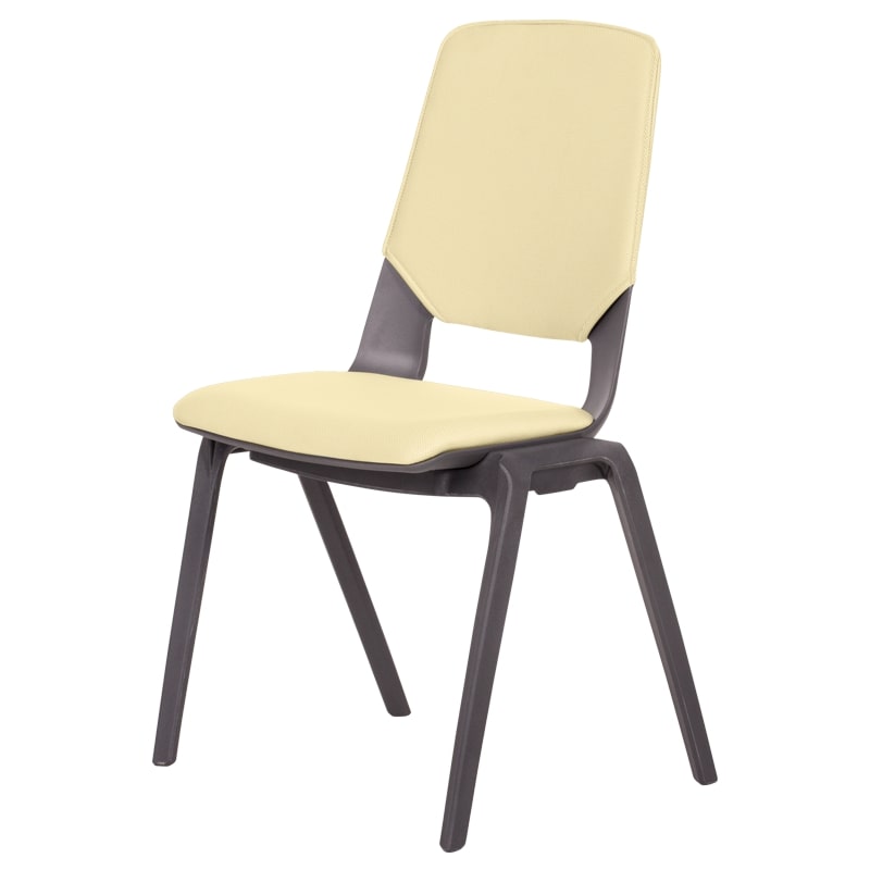 Посетителски стол Carmen Limber светложълт